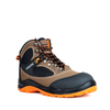 Heavy Industrial Mid Cut S1P Anti Smash Anti Puncture Safety Steel Toe Nubuck Leather Safety Shoes Work Boots