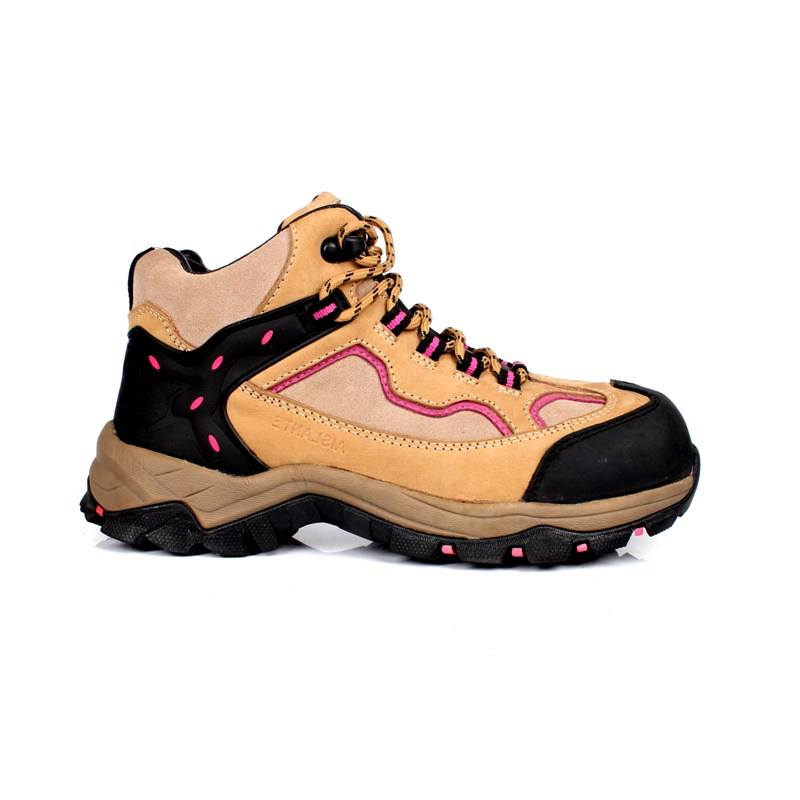 Hot Selling High Quality Nubuck Leather Functional Safety Shoes Steel Toe CE Certificated Safety Shoes for Women