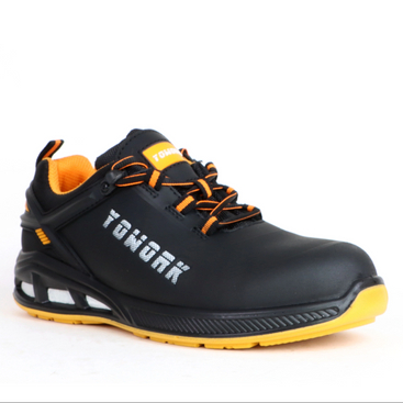 Composite Toe Cow Nubuck Leather Safety Shoes Work Industrial Boot with Pop-corn Insert