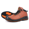 Man's Steel Toe Waterproof Work Safety Shoes Anti-slip and Anti-smash Industrial Shoes
