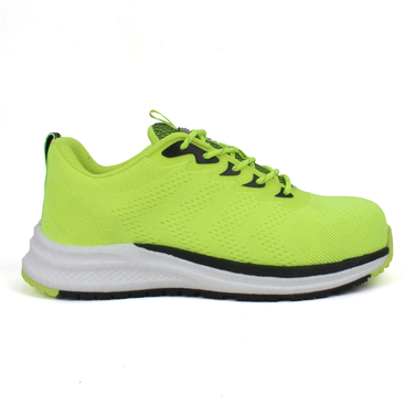 Hot Sale Fashion Walking Style Running Safety Shoes Grid Cotton Fabric Casual Safety Shoes Custom Designer Safety Shoes