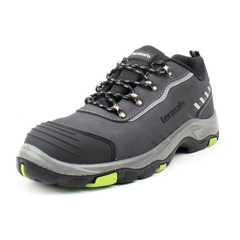 New Style Anti Static Construction Waterproof Pu Sole Split Smooth Leather Safety Shoes