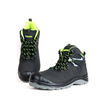 Dual Density PU Sole Construction Work Safety Shoes with Anti Skid Rubber Sole and Steel Toe Safety Boots