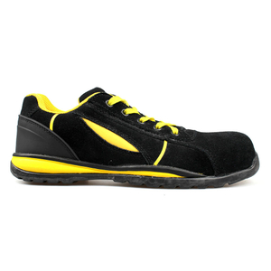 ESD Non-slip CE Certificated Protective Composite Toe Suede Leather Safety Footwear