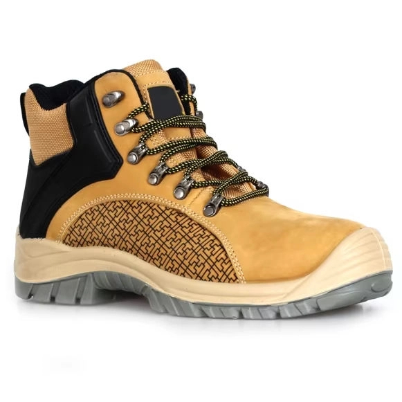 Fashion Comfortable Safe Construction Site Shoes Rubber Outsole Safety Shoes Anti-slip Steel Toe Safety Shoes