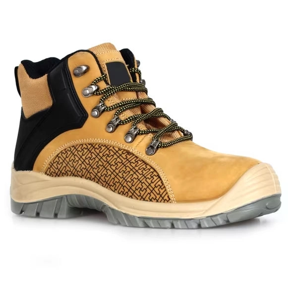 Fashion Comfortable Safe Construction Site Shoes Rubber Outsole Safety Shoes Anti-slip Steel Toe Safety Shoes