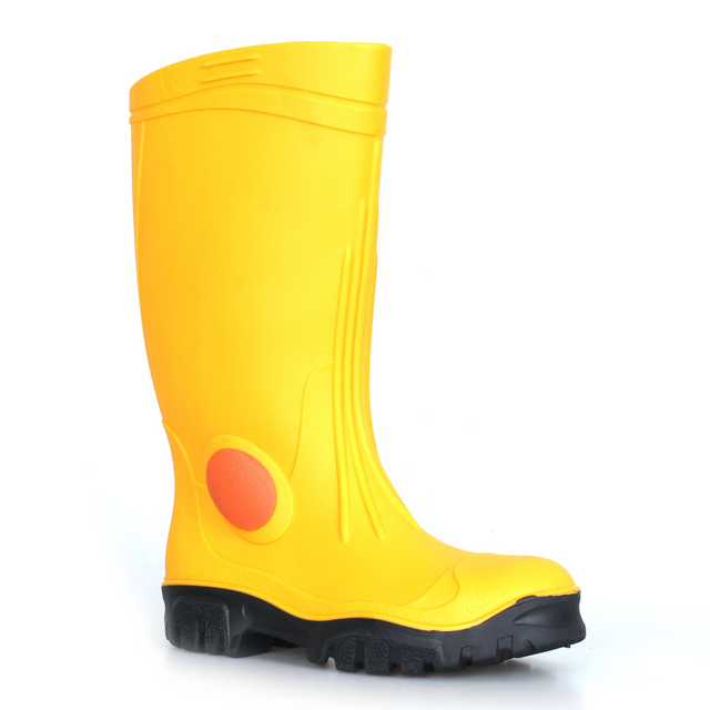 CE Standard PVC Gum Boot Steel Toe S5 Safety Boot