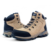 Hot Sale Breathable Gym Shoes Steel Toe Foot Protection Industrial Work Leather Safety Shoes