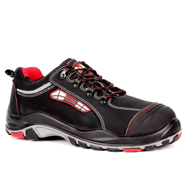 Wholesale Low Cut Ce Certified Split Nubuck Safety Shoes Rubber Sole Construction Site Safety Shoes Welder Safety Shoes