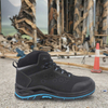 Abrasion Resistant Oil Proof Anti Slip Rubber Sole Safety Shoes Quality Breathable Safety Shoes Unisex Steel Toe Safety Shoes