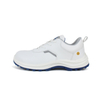 White S2 Work Safety Shoes Anti-Static Steel Toe Cap Moisture Absorbing Lining