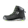 Hot Selling High Quality Mid Cut Split Nubuck HRO Anti slip Safety Shoes Work Boots with PU/rubber Sole for Workers