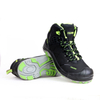 Hot Selling Breathable Working Steel Toe Split Nubuck Leather Safety Shoes for Man