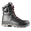 High Quality Black Color Cow Leather Goodyear Welt Safety Boots with Steel Toe and Plate