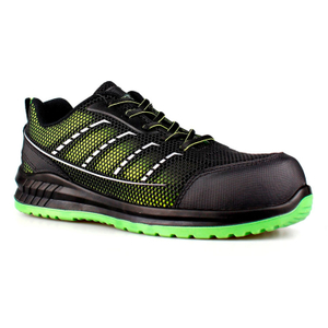 Breathable Outdoor Elastic KPU Material Steel Toe Anti Puncture Safety Shoes for Construction Work