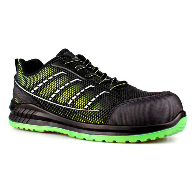 Breathable Outdoor Elastic KPU Material Steel Toe Anti Puncture Safety Shoes for Construction Work
