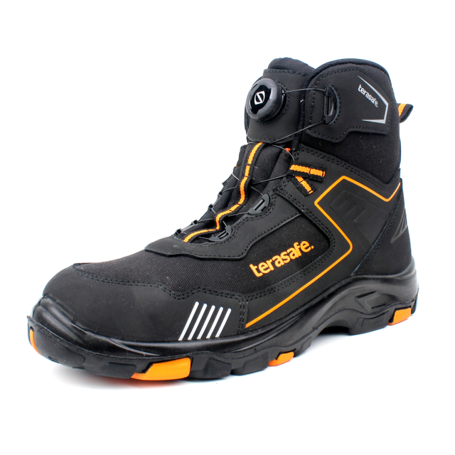 Hot Sale High Top Solid Sole Anti Smashing Anti Piercing Steel Toe Shoes Construction Site Work Shoes