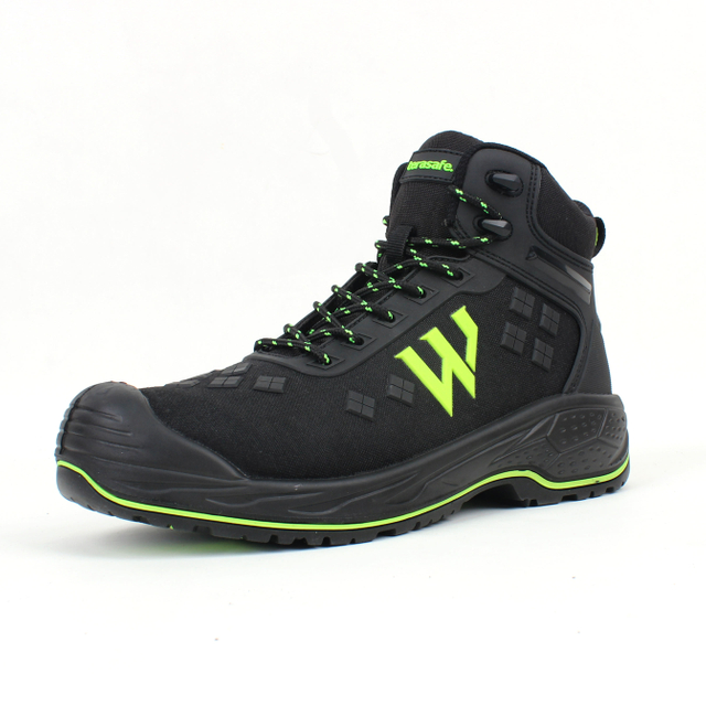 Factory Directly Supply Water Resistant Black KPU Anti-slip Anti-smash Work Shoes Steel Toe Safety Shoes Pu Sole Safety Shoes