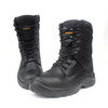 Direct Factory Price Genuine Leather Mesh Harsh Environment Black Hiking Boots Pu Outsole Outdoor Climbing Safety Boot