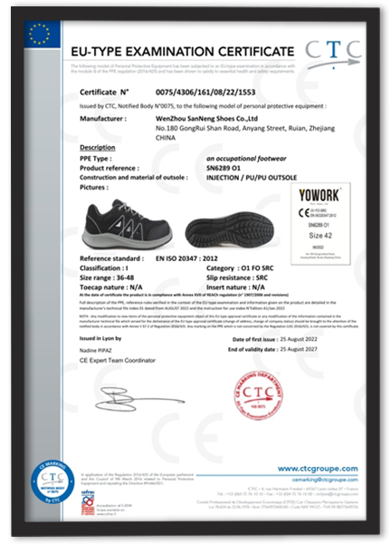 CTC Certificate